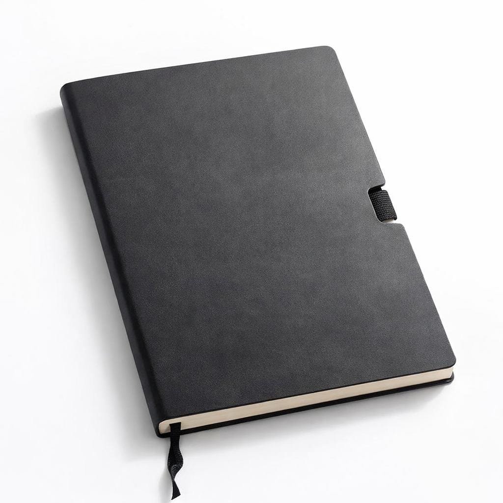 professional faux leather journal with elastic closure professional faux leather journal with elastic closure