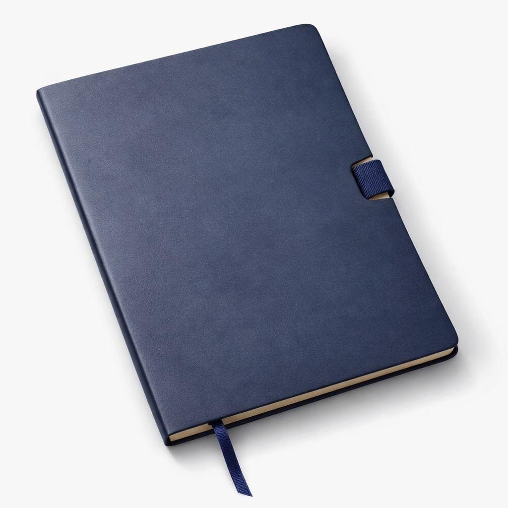 professional faux leather journal with elastic closure professional faux leather journal with elastic closure