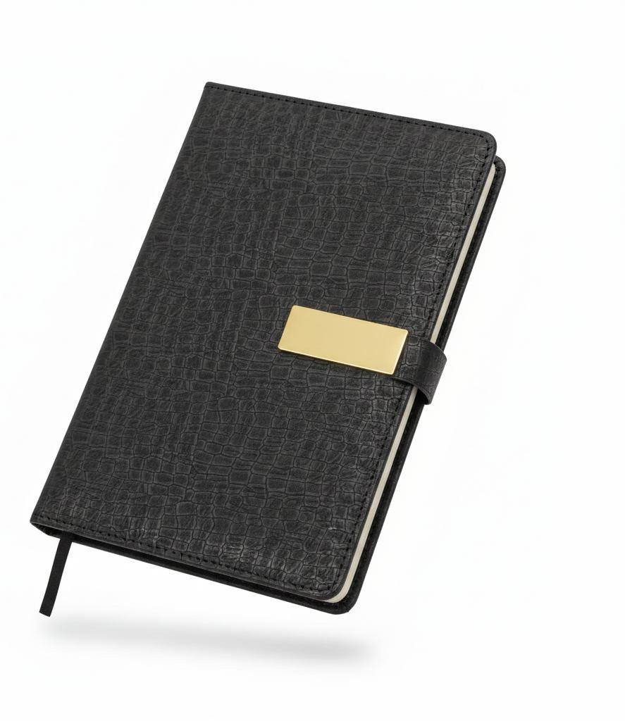 crocodile texture gold tab journal crocodile texture gold tab journal