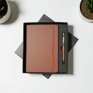 2 in 1 pu leather set (brown)