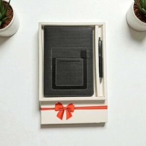 2 in 1 fabric pu set (grey)