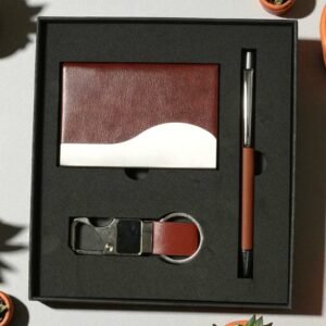 3 in 1 executive giftset (brown)