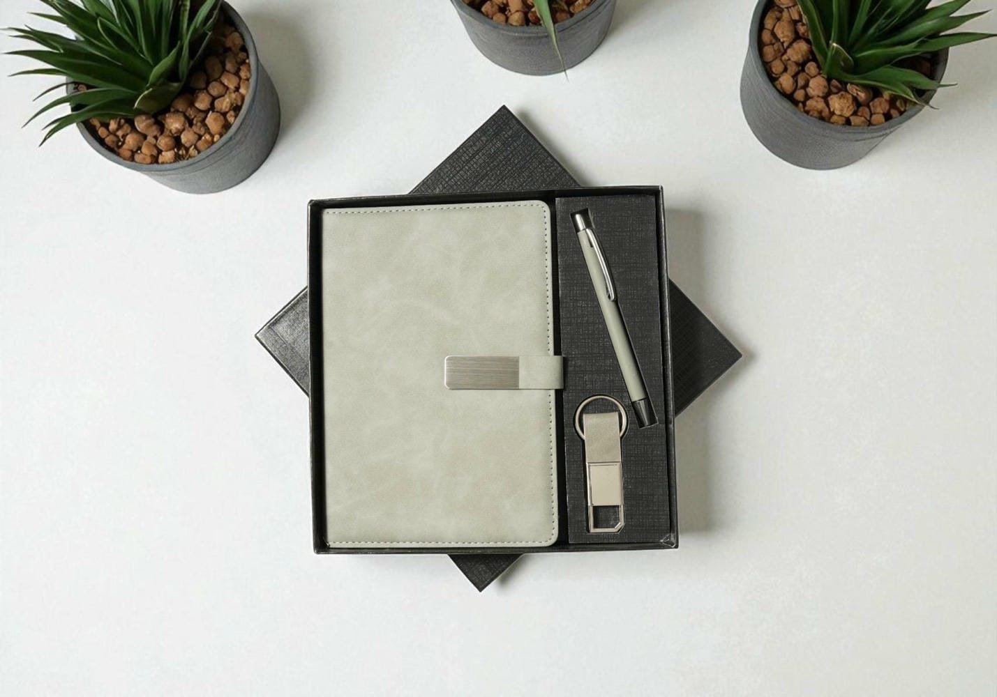 3 in 1 essential grey leather set 3 in 1 essential grey leather set